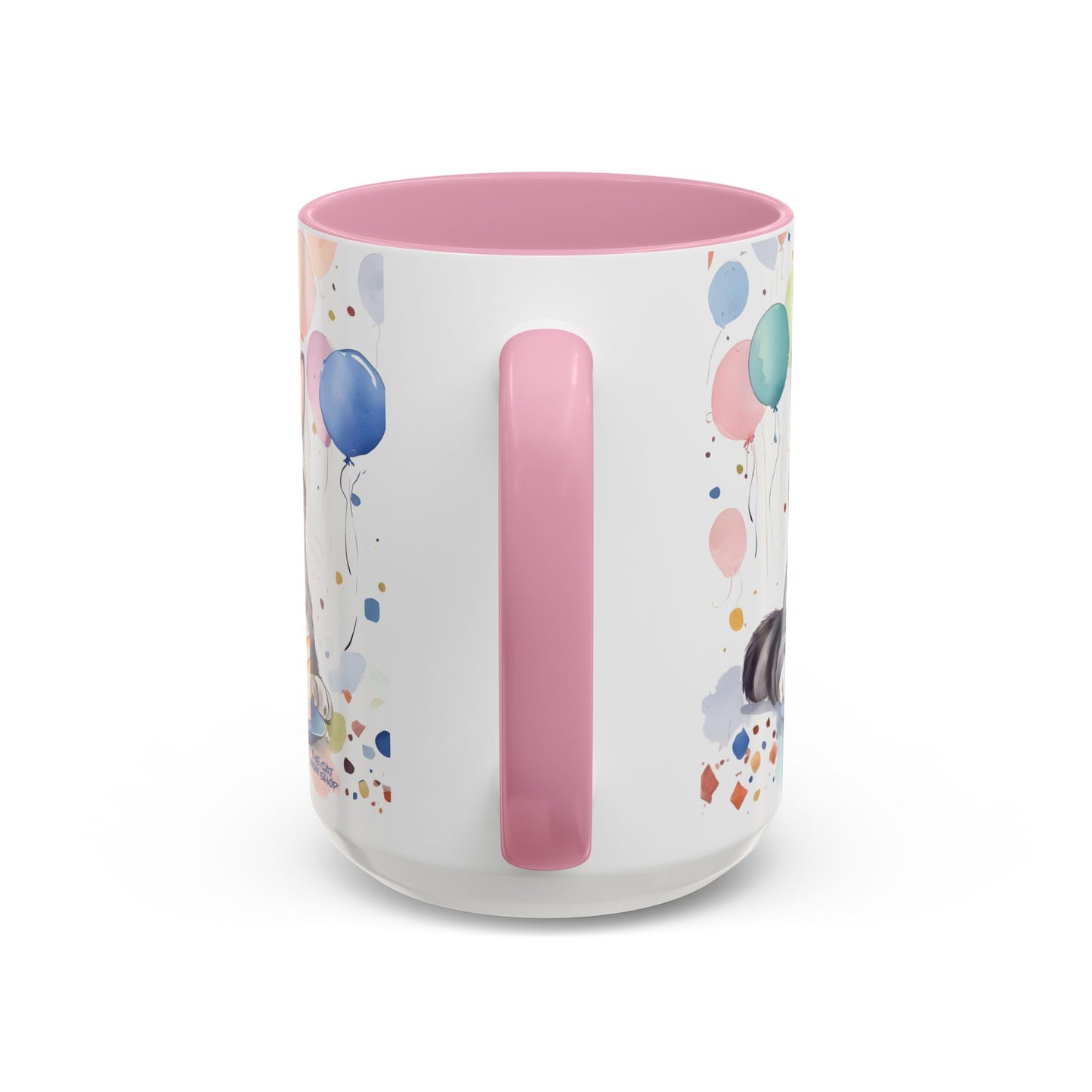 Colorful Cat Birthday Mug, Cute Cat Party Cup, Cheerful Gift for Cat Lovers, Festive Drinkware, Birthday Celebration Mug