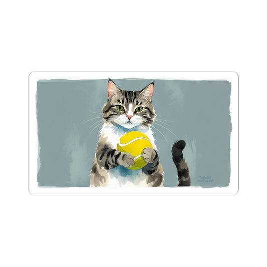 Cat Lover Kiss-Cut Stickers - Fun Feline Art for Pet Lovers, Perfect for Journals, Laptops, Water Bottles, Gifts, and Home Decor