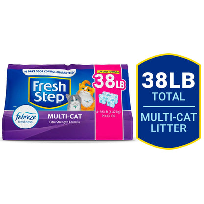 Fresh step multi cat febreze clearance